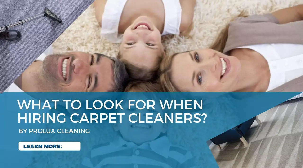 What to look for when hiring a carpet cleaning company