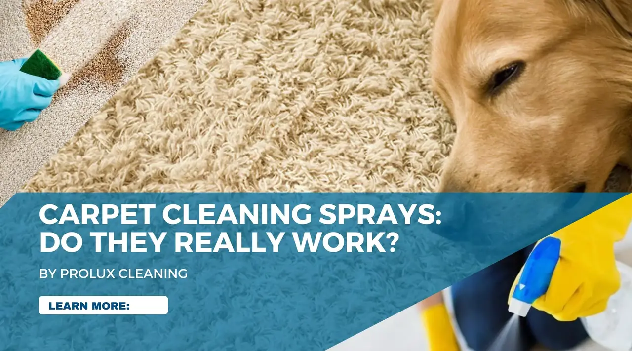 Carpet cleaning sprays do the really work