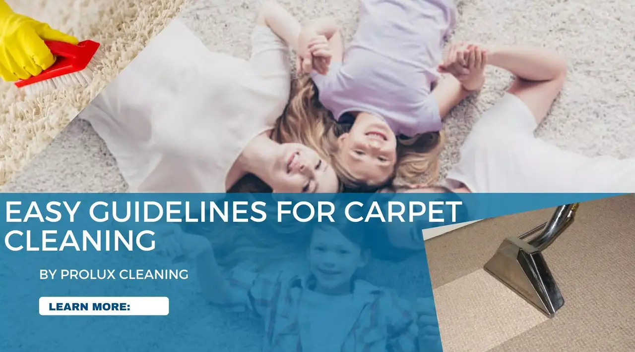 easy guidelines for carpet cleaning