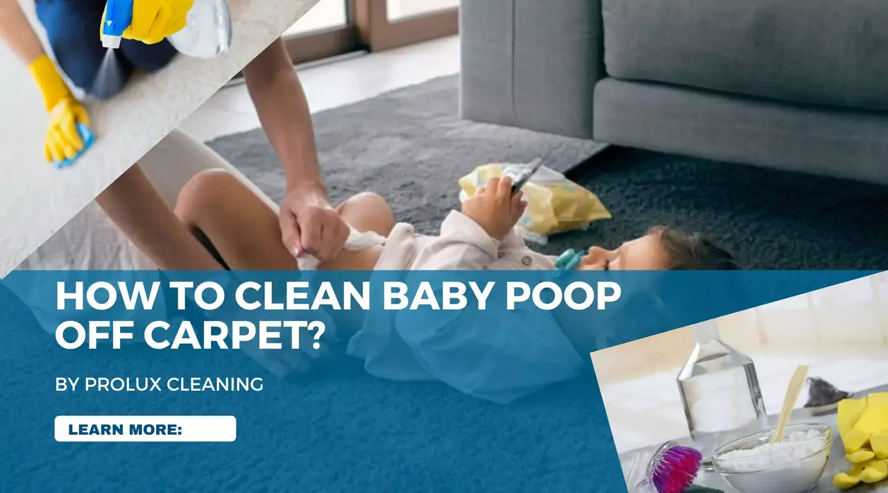 How to clean baby poop off carpet