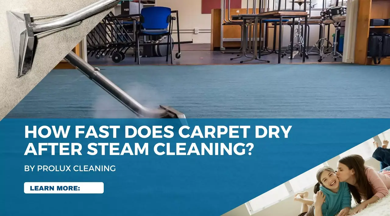 How fast does carpet dry after steam cleaning