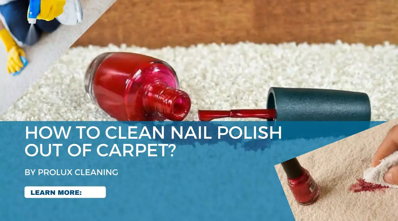 How to clean nail polish out of carpets