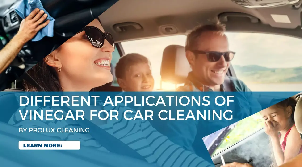 Different Applications of of vinegar for car cleaning