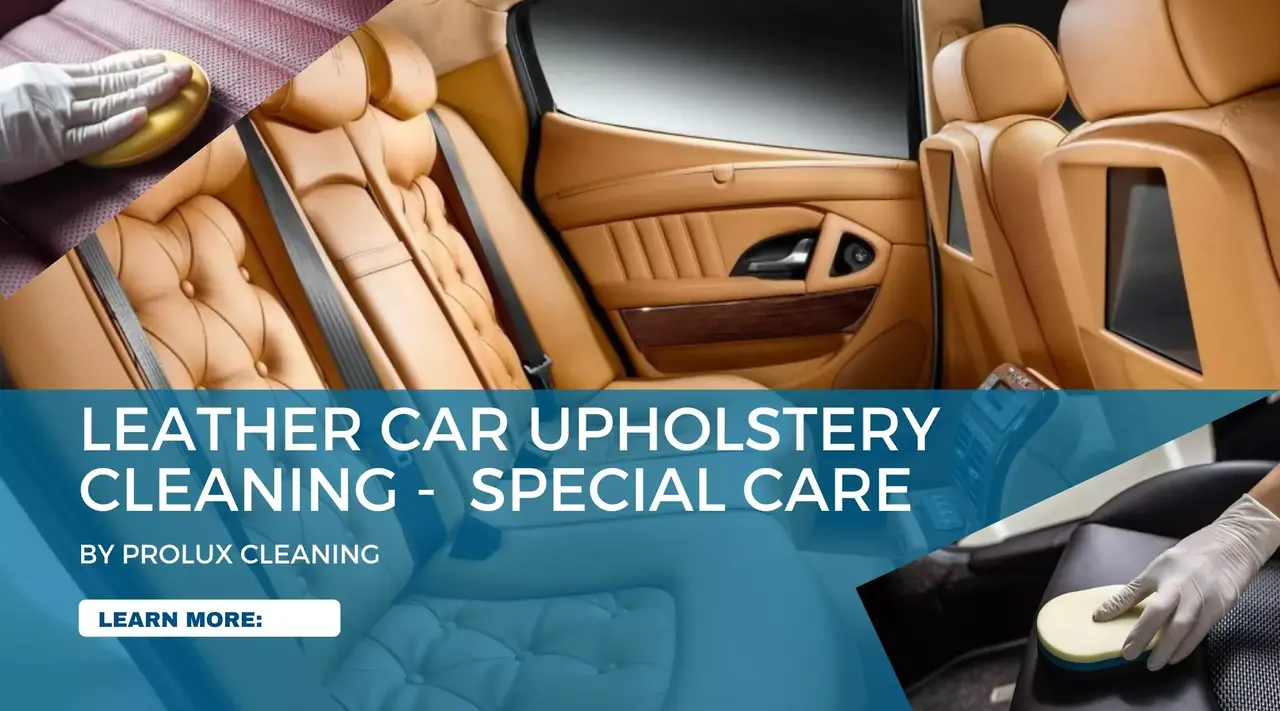 Leather car upholstery cleaning london
