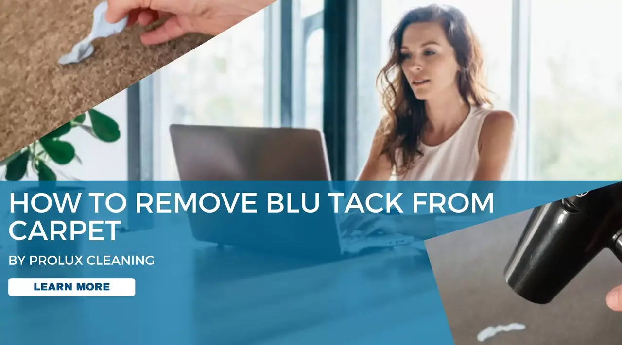 How to remove Blu Tack from carpet