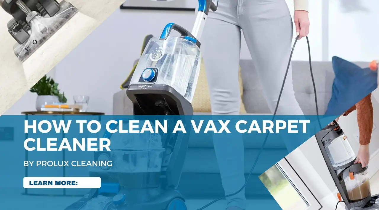 how to clean a vax carpet cleaner