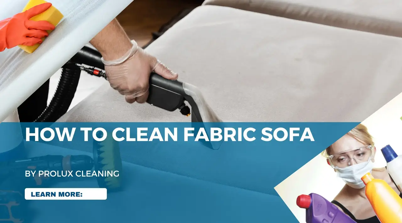 How to clean fabric sofa banner