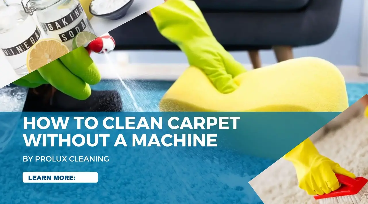 how to clean carpet without a machine banner